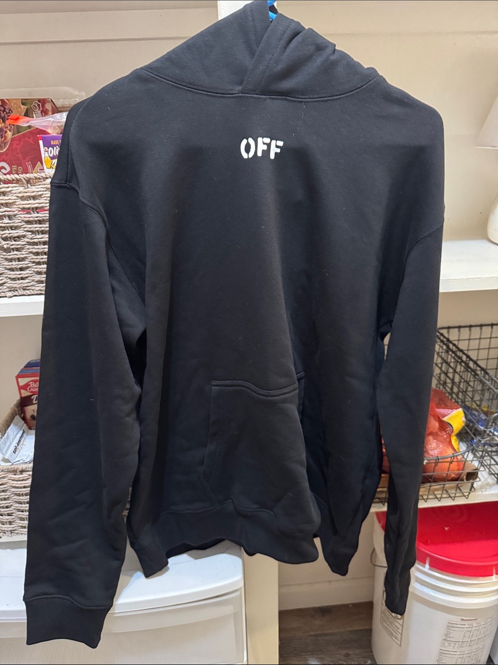 Off-white black hoodie